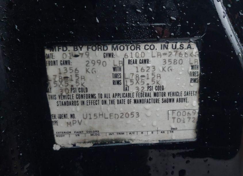 Photo 9 of 1979 Ford Bronco N/A (VIN 000000U15HLED2053)