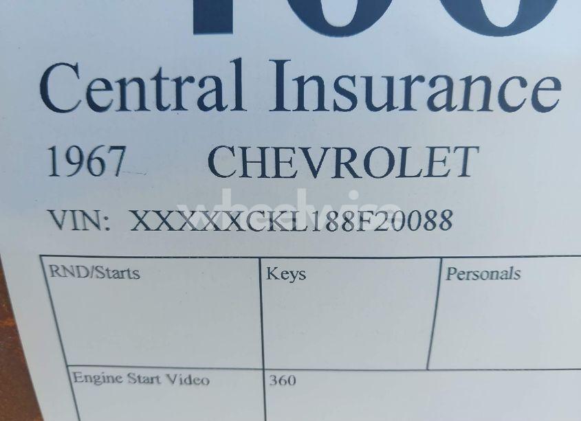 Photo 9 of 1967 Chevrolet Blazer (VIN 00000CKL188F20088)