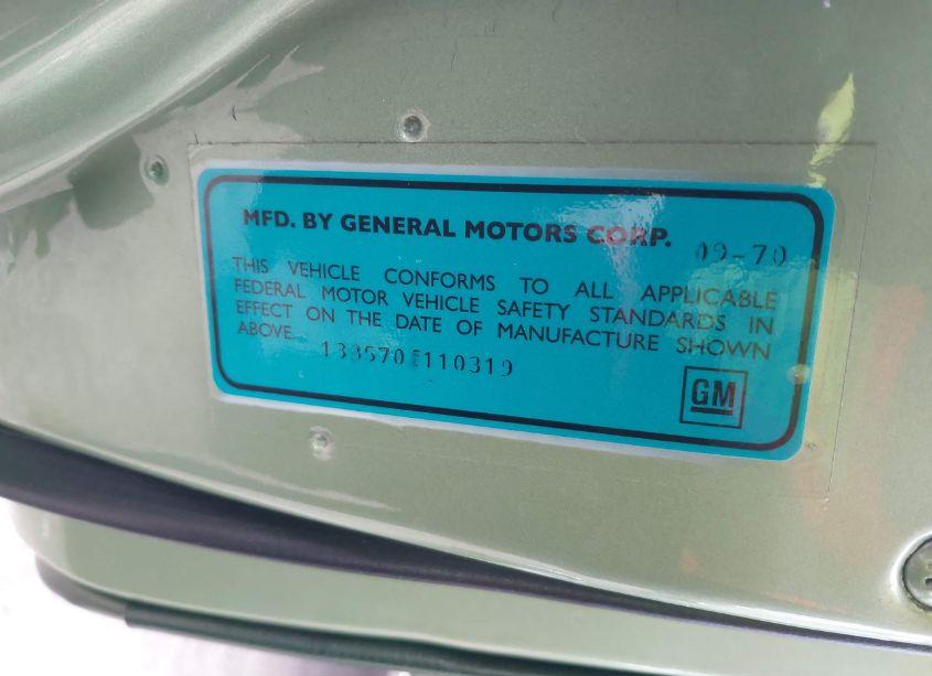 Photo 9 of 1970 Chevrolet Monte CARLO (VIN 0000138570F110319)