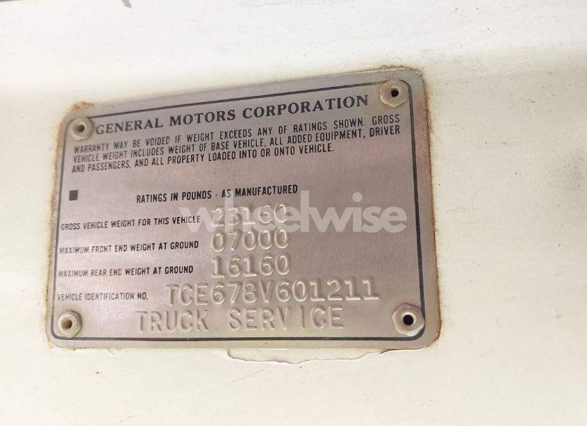 Photo 9 of 1978 Gmc C6 (VIN 0000TCE678V601211)