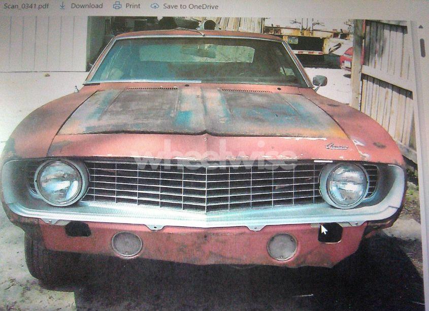 Photo 12 of 1969 Chevrolet Camaro (VIN 123379N698804)