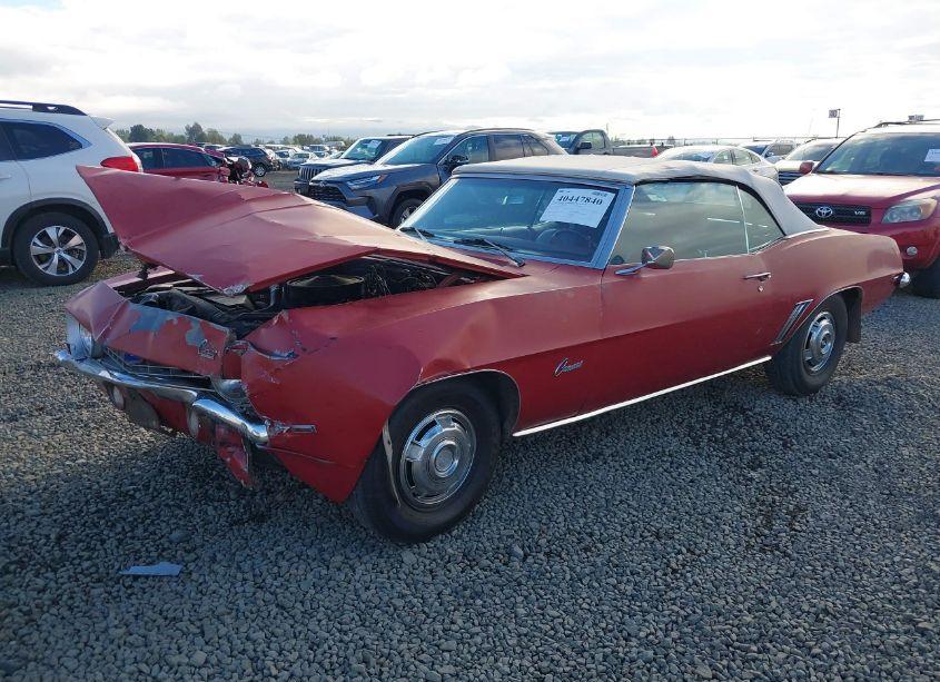 Photo 2 of 1969 Chevrolet Camaro (VIN 124679L510956)