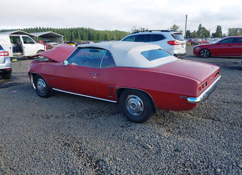 Photo 3 of 1969 Chevrolet Camaro (VIN 124679L510956)