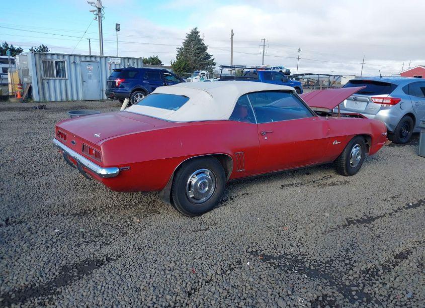 Photo 4 of 1969 Chevrolet Camaro (VIN 124679L510956)
