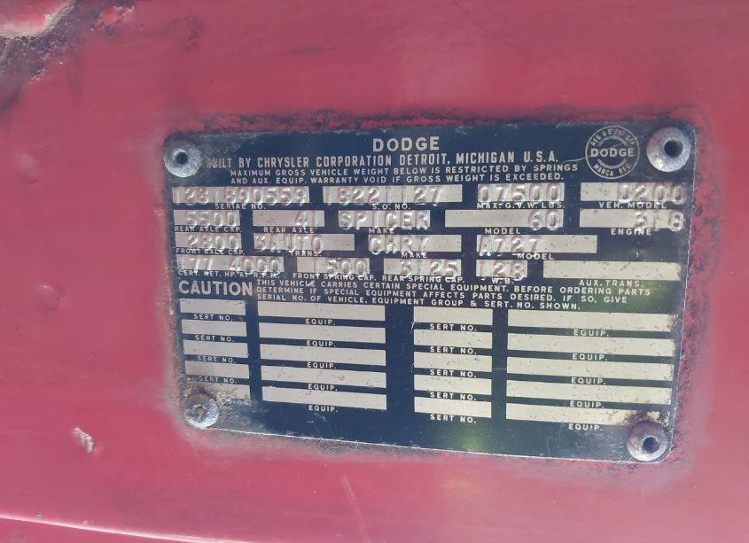 Photo 9 of 1969 Dodge Pickup N/A (VIN 1281890559)