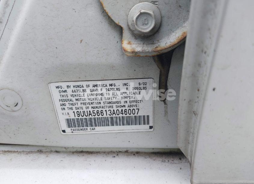 Photo 9 of 2003 Acura Tl 3.2 (VIN 19UUA56613A046007)