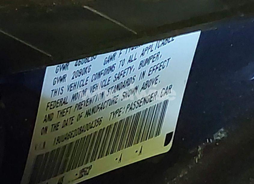 Photo 9 of 2008 Acura Tl 3.2 (VIN 19UUA66208A004356)