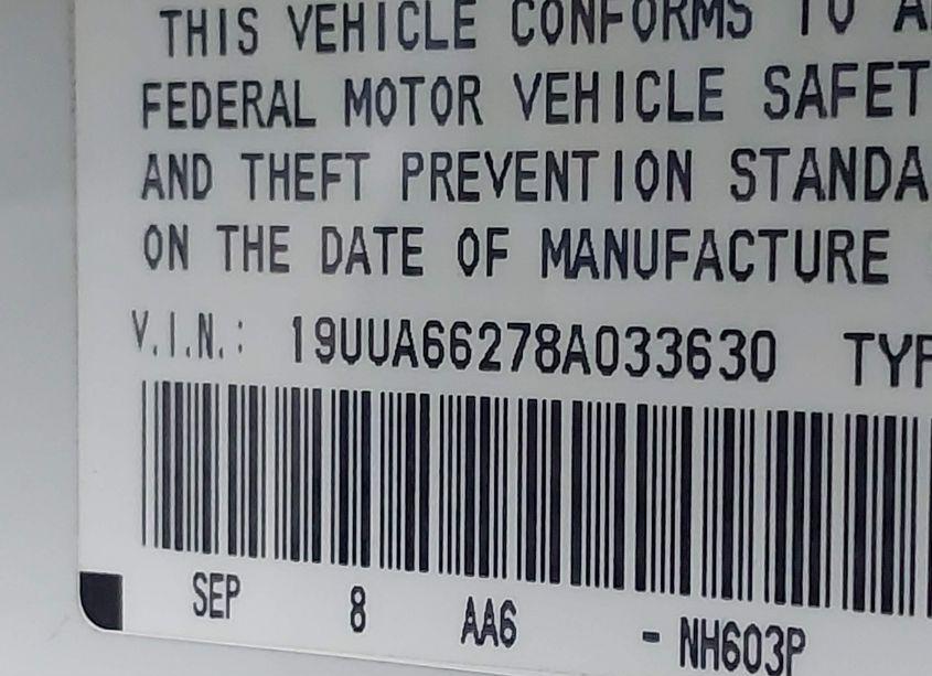 Photo 9 of 2008 Acura Tl 3.2 (VIN 19UUA66278A033630)