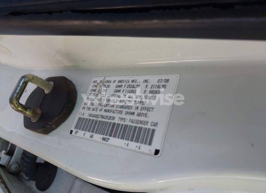 Photo 9 of 2008 Acura Tl 3.2 (VIN 19UUA66278A052839)