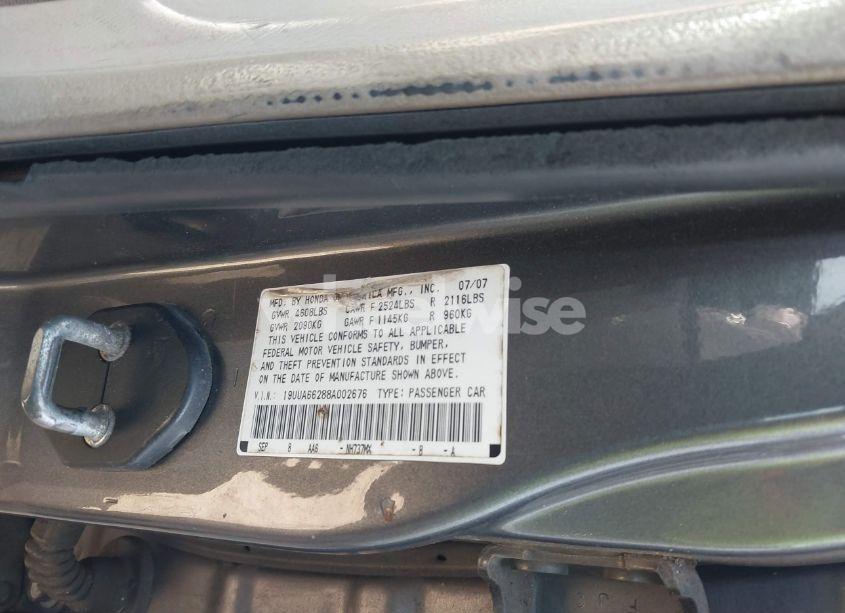 Photo 9 of 2008 Acura Tl 3.2 (VIN 19UUA66288A002676)