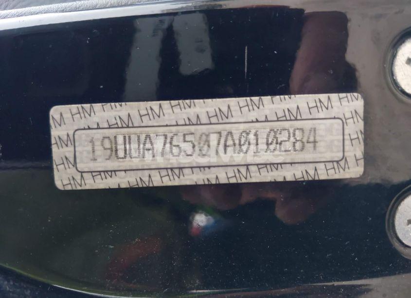 Photo 9 of 2007 Acura Tl TYPE S (VIN 19UUA76507A010284)