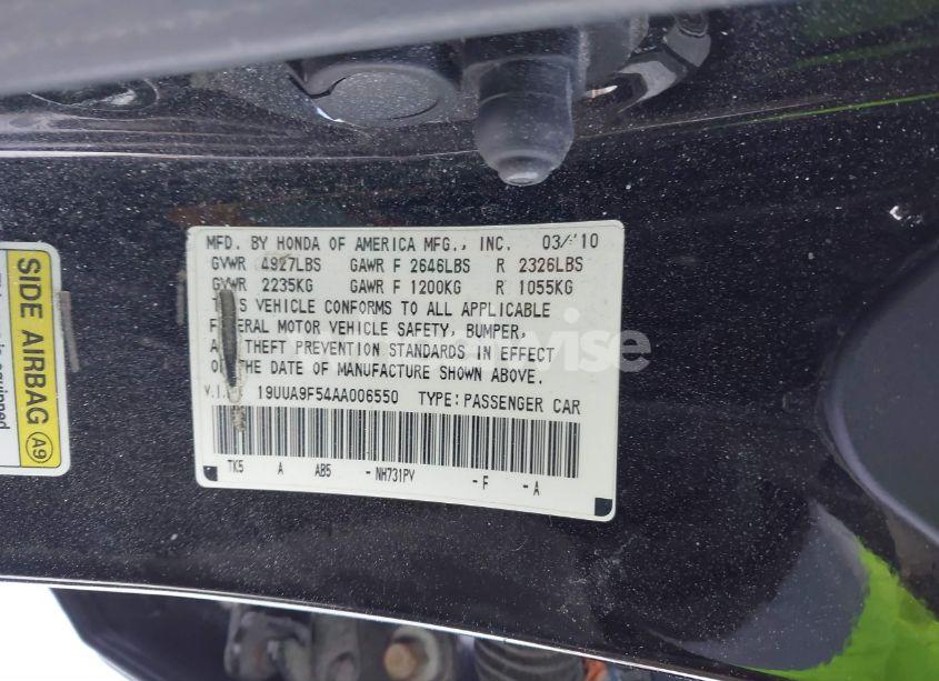 Photo 9 of 2010 Acura Tl 3.7 (VIN 19UUA9F54AA006550)