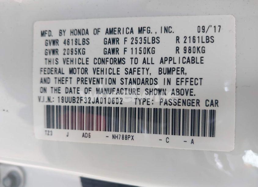 Photo 9 of 2018 Acura Tlx (VIN 19UUB2F32JA010602)