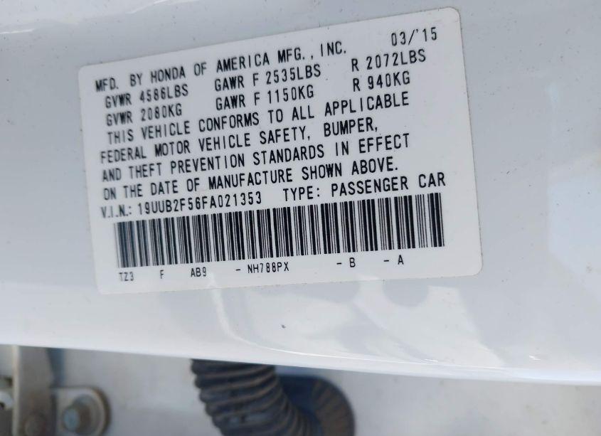 Photo 9 of 2015 Acura Tlx V6 TECH (VIN 19UUB2F56FA021353)