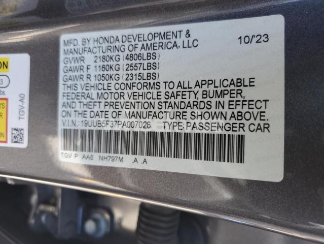 Photo 6 of 2023 ACURA TLX (VIN 19UUB5F37PA007026)