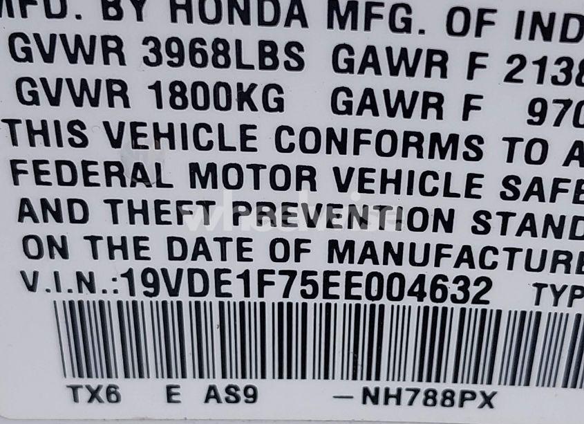 Photo 9 of 2014 Acura Ilx 2.0L (VIN 19VDE1F75EE004632)