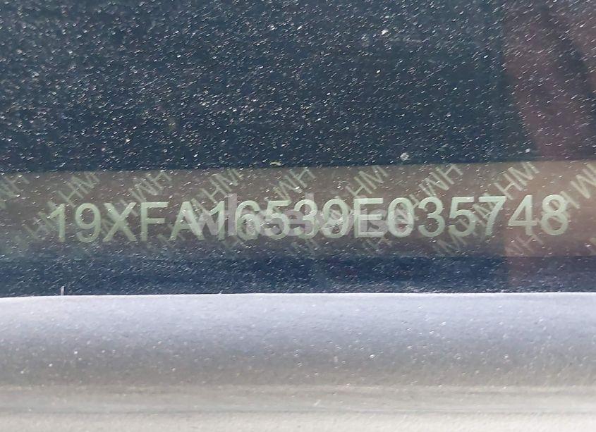 Photo 9 of 2009 Honda Civic LX (VIN 19XFA16539E035748)