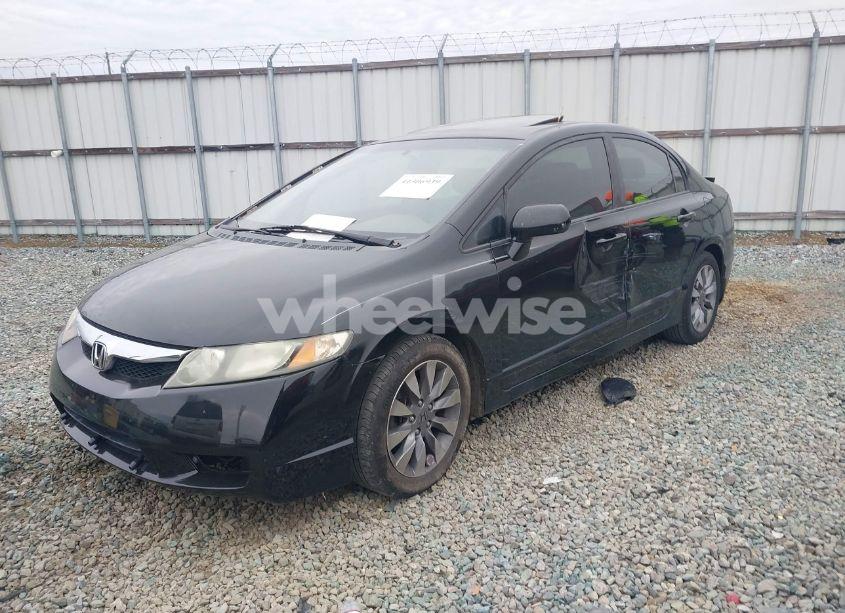 Photo 2 of 2009 Honda Civic EX-L (VIN 19XFA169X9E012499)