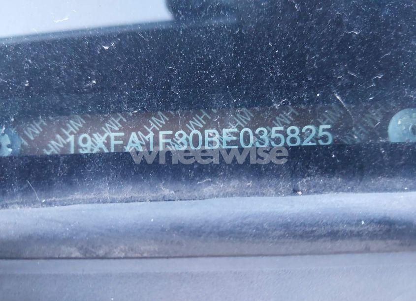 Photo 11 of 2011 Honda Civic VP (VIN 19XFA1F30BE035825)