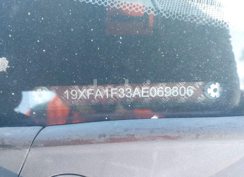 Photo 9 of 2010 Honda Civic VP (VIN 19XFA1F33AE069806)