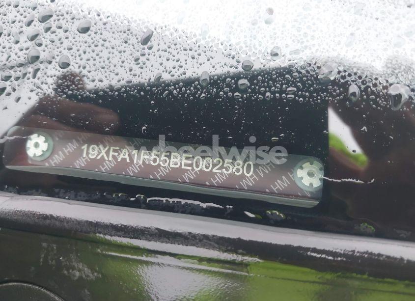 Photo 9 of 2011 Honda Civic LX (VIN 19XFA1F55BE002580)