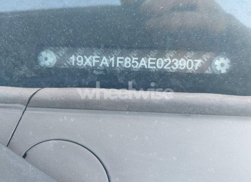 Photo 12 of 2010 Honda Civic EX (VIN 19XFA1F85AE023907)