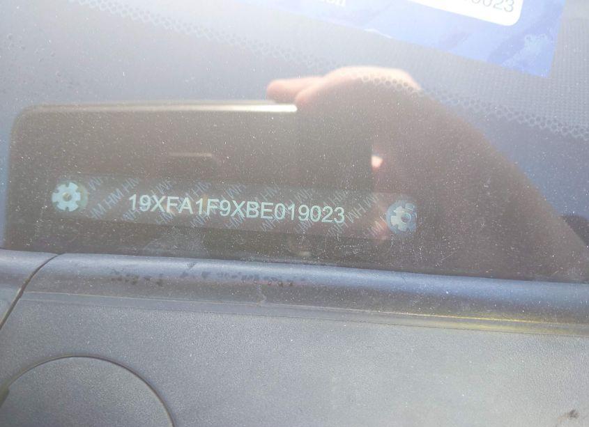 Photo 9 of 2011 Honda Civic EX-L (VIN 19XFA1F9XBE019023)