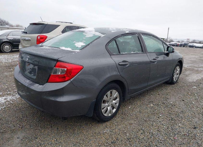 Photo 4 of 2012 Honda Civic LX (VIN 19XFB2E51CE068498)