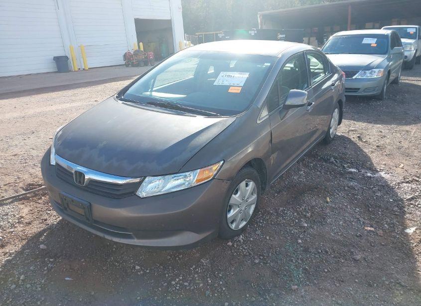 Photo 2 of 2012 Honda Civic LX (VIN 19XFB2F50CE005942)