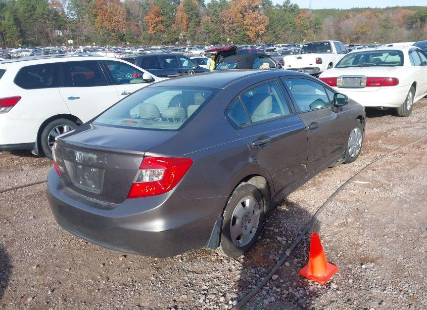 Photo 4 of 2012 Honda Civic LX (VIN 19XFB2F50CE005942)
