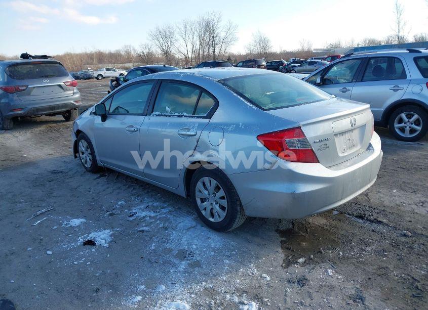 Photo 3 of 2012 Honda Civic SDN LX (VIN 19XFB2F50CE005990)