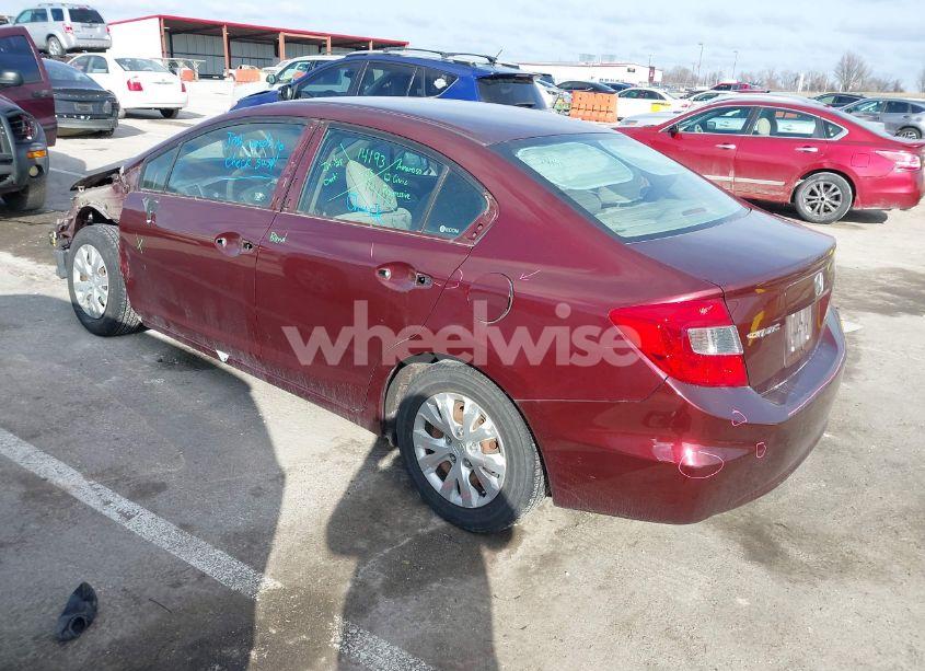 Photo 3 of 2012 Honda Civic LX (VIN 19XFB2F50CE026421)