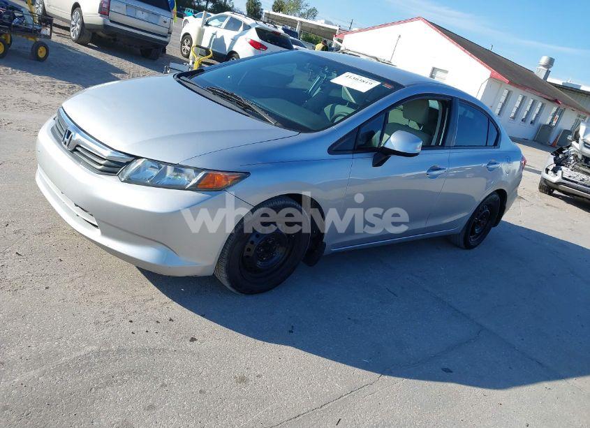 Photo 2 of 2012 Honda Civic SDN LX (VIN 19XFB2F50CE085758)