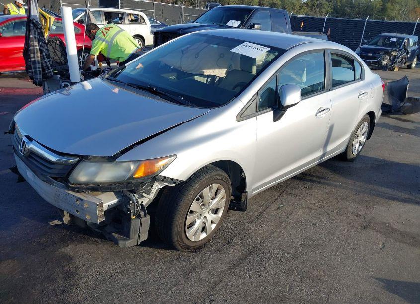 Photo 2 of 2012 Honda Civic LX (VIN 19XFB2F50CE085808)