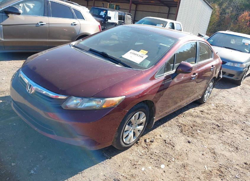 Photo 2 of 2012 Honda Civic LX (VIN 19XFB2F50CE089910)