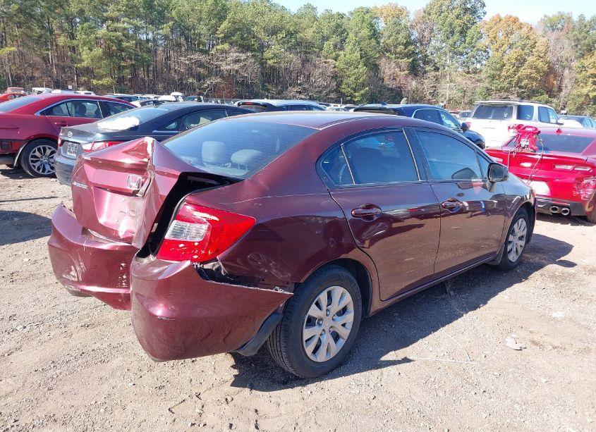 Photo 4 of 2012 Honda Civic LX (VIN 19XFB2F50CE089910)