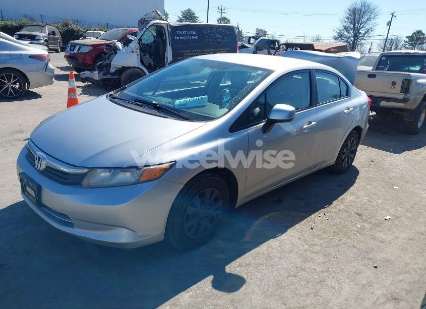 Photo 2 of 2012 Honda Civic LX (VIN 19XFB2F50CE092242)