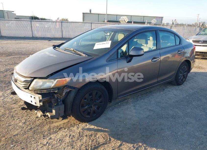 Photo 2 of 2012 Honda Civic LX (VIN 19XFB2F50CE095142)