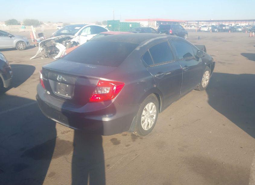 Photo 4 of 2012 Honda Civic LX (VIN 19XFB2F50CE345060)