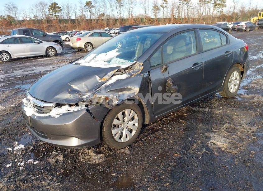 Photo 2 of 2012 Honda Civic LX (VIN 19XFB2F50CE386014)