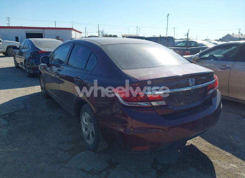 Photo 3 of 2013 Honda Civic LX (VIN 19XFB2F50DE060456)