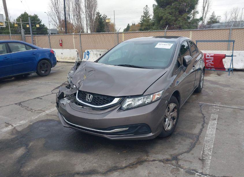 Photo 2 of 2014 Honda Civic LX (VIN 19XFB2F50EE205528)