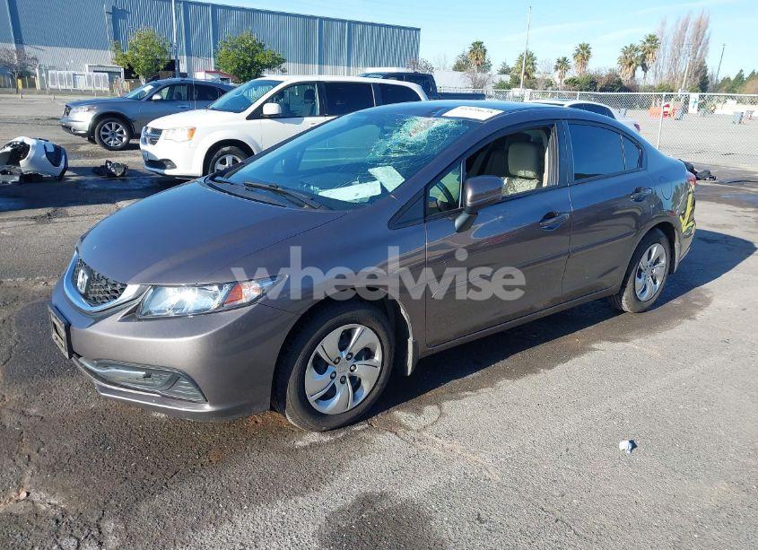 Photo 2 of 2014 Honda Civic LX (VIN 19XFB2F50EE231966)