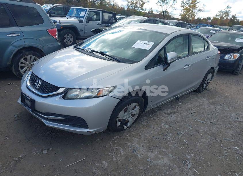 Photo 2 of 2014 Honda Civic LX (VIN 19XFB2F50EE268080)