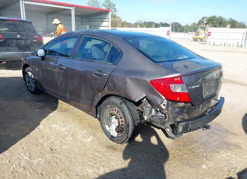 Photo 3 of 2012 Honda Civic LX (VIN 19XFB2F51CE017503)