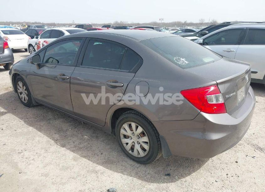 Photo 3 of 2012 Honda Civic LX (VIN 19XFB2F51CE068161)