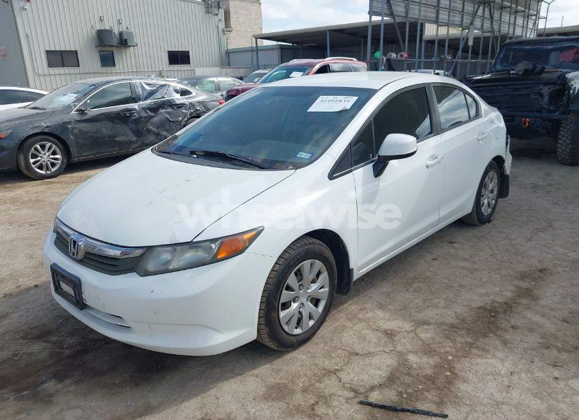 Photo 2 of 2012 Honda Civic LX (VIN 19XFB2F51CE080214)