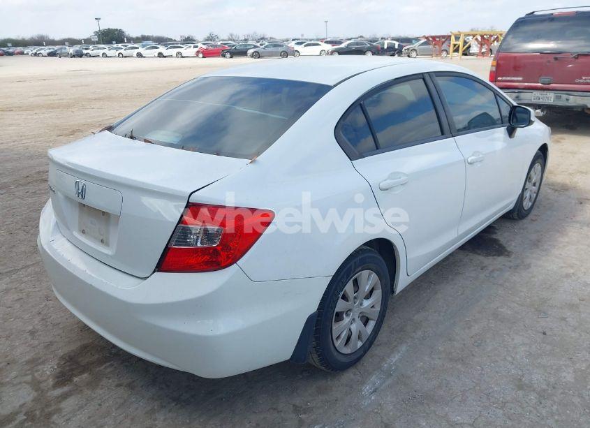 Photo 4 of 2012 Honda Civic LX (VIN 19XFB2F51CE080214)
