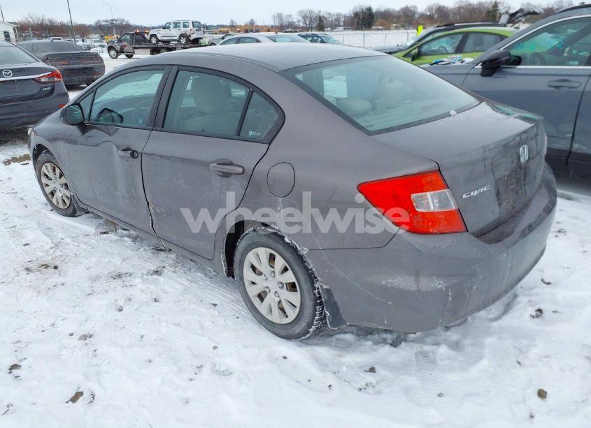 Photo 3 of 2012 Honda Civic LX (VIN 19XFB2F51CE105287)