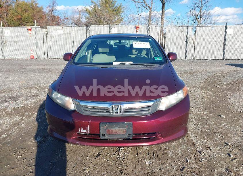 Photo 12 of 2012 Honda Civic SDN LX (VIN 19XFB2F51CE385406)
